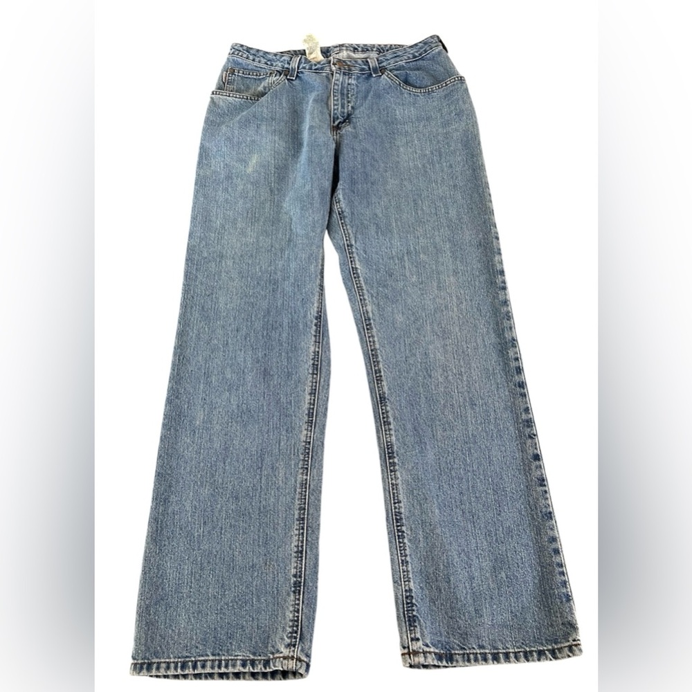 Vintage Carhartt WB160 AIO Stonewash Blue Relaxed Fit Straight Leg Jeans W14 L32